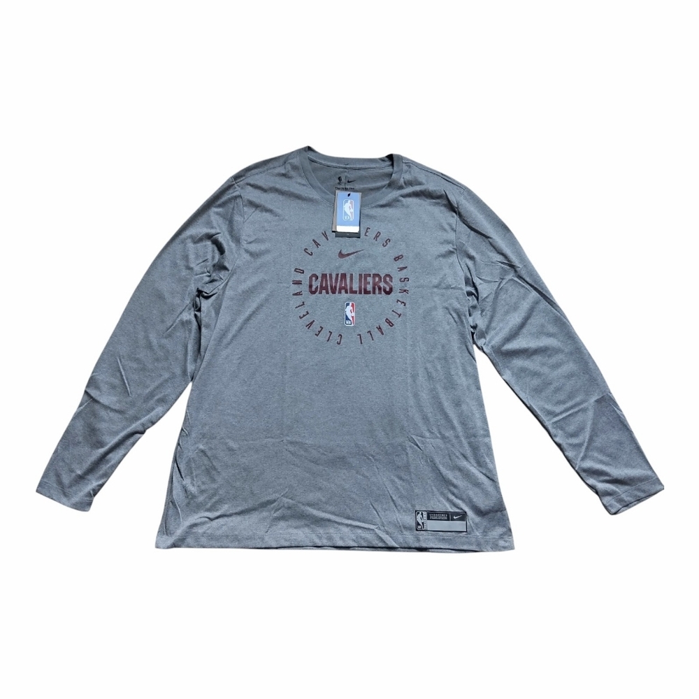 NWT Men's Nike Cleveland Cavaliers Official NBA Long Sleeve Shirt, XXL- Tall,...
